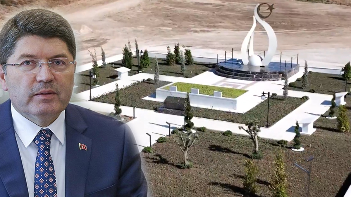 Bakan Tunç: Demokrasi Şehitlerimizin İmralı'daki kabirlerini Vefa Anıtı'na dönüştürdük