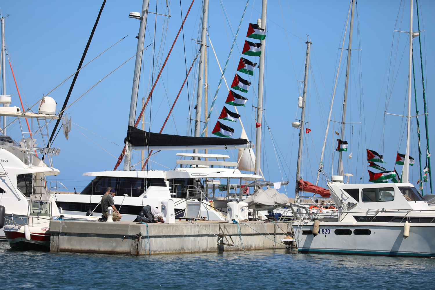 Sumud Filosu'nda hareketlilik: Tunus'tan Gazze'ye 5 tekne daha