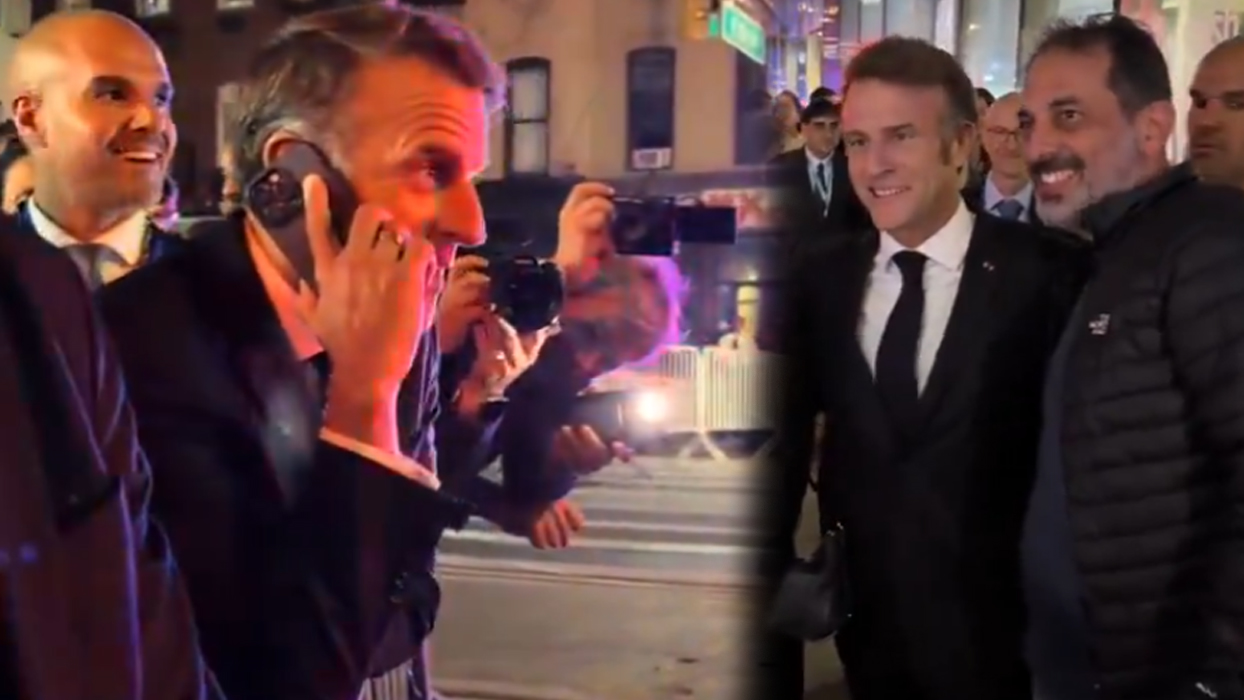 Mahsur kalan Macron'dan Trump'a sitem: Sokakta bekliyorum çünkü...