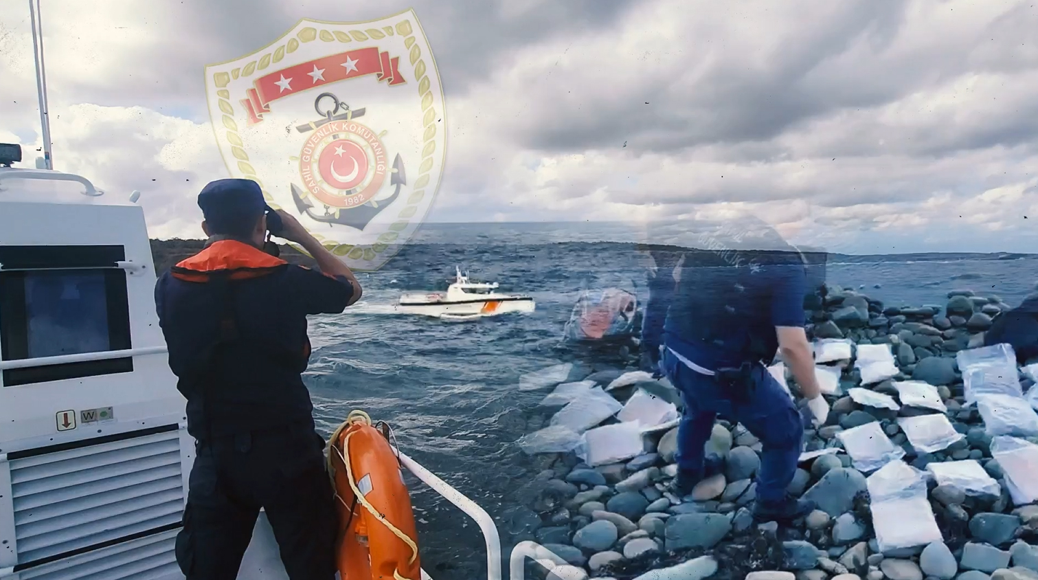 V Kırklareliju zasegli 114 kilogramov mamil na morju