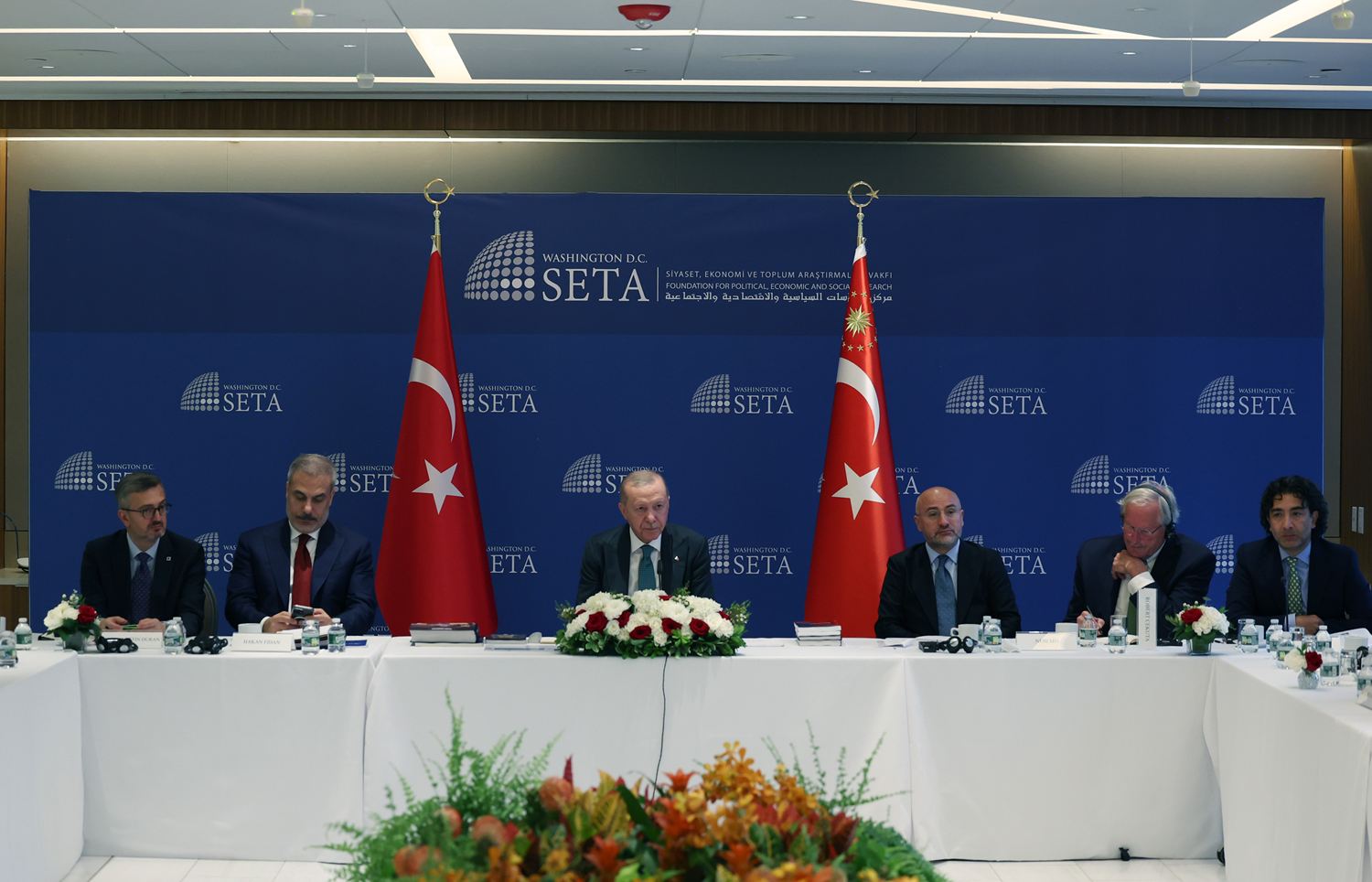 Cumhurbaşkanı Erdoğan, New York'ta SETA toplantısına katıldı