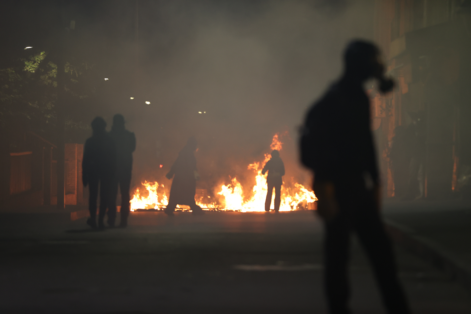 Gürcistan'daki protestoda çıkan arbedede 21 polis ve 6 gösterici yaralandı