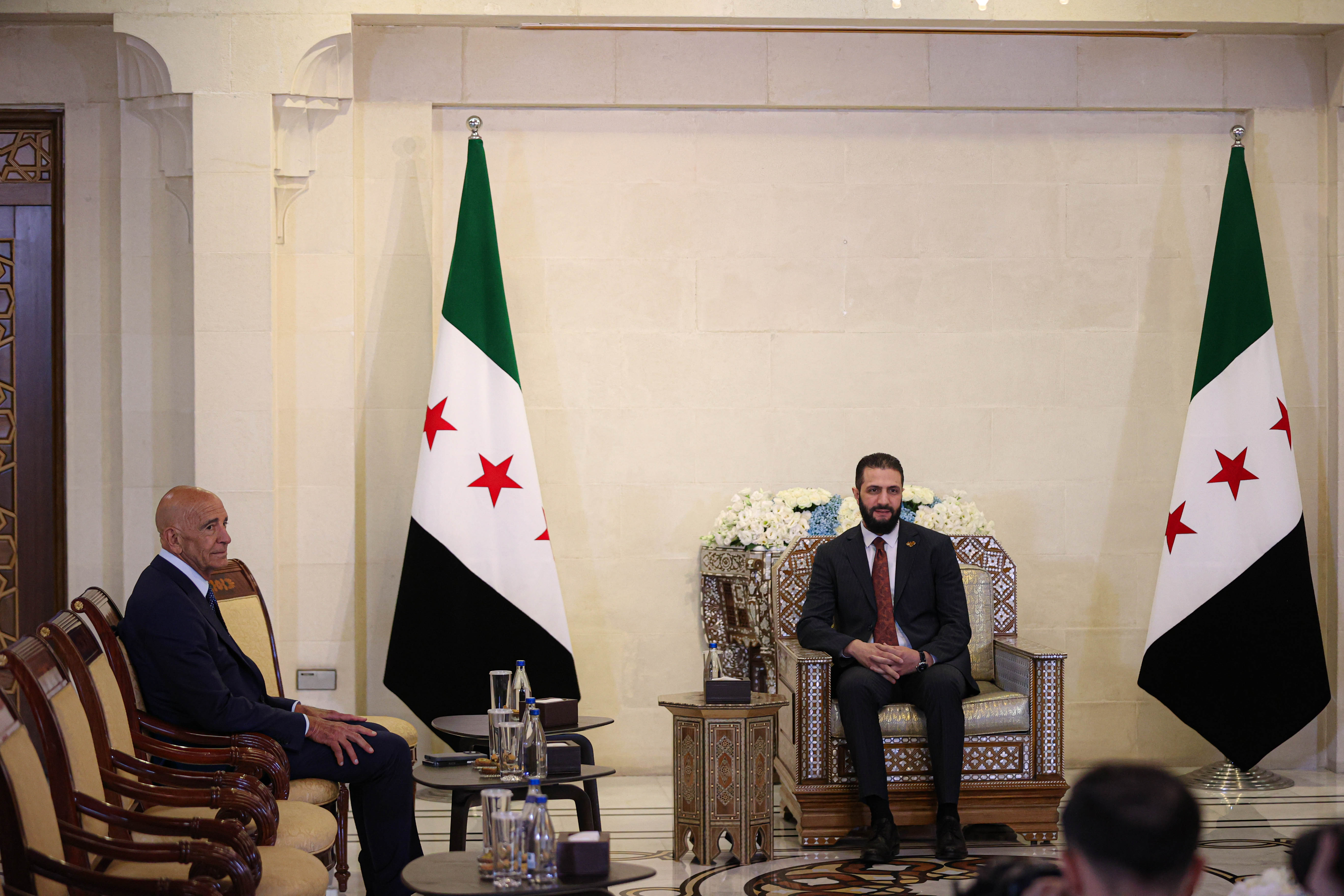 Sirski predsednik Šara se je sestal z ameriškim predstavnikom Barrackom