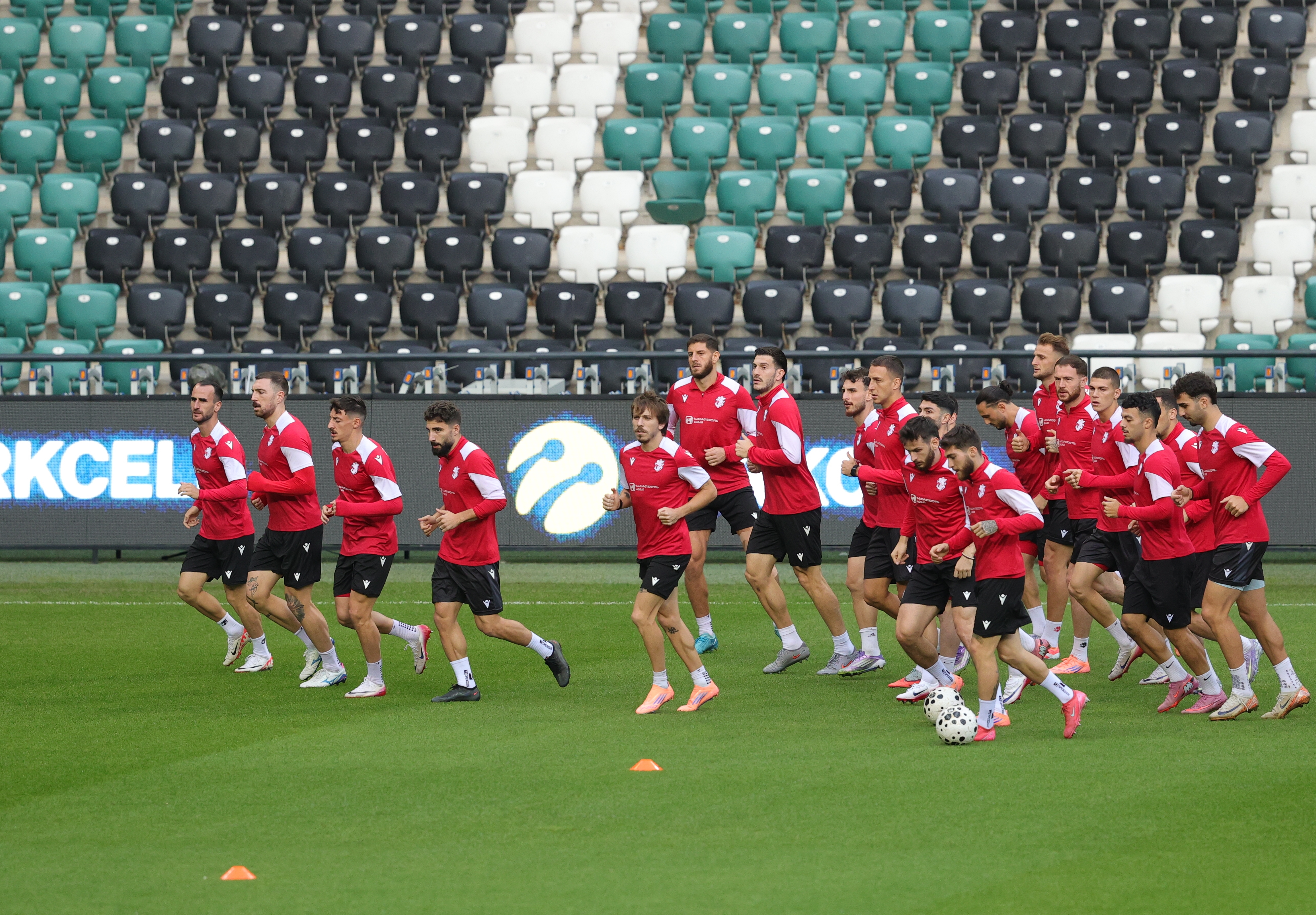 Gürcistan, Türkiye maçının hazırlıklarını tamamladı