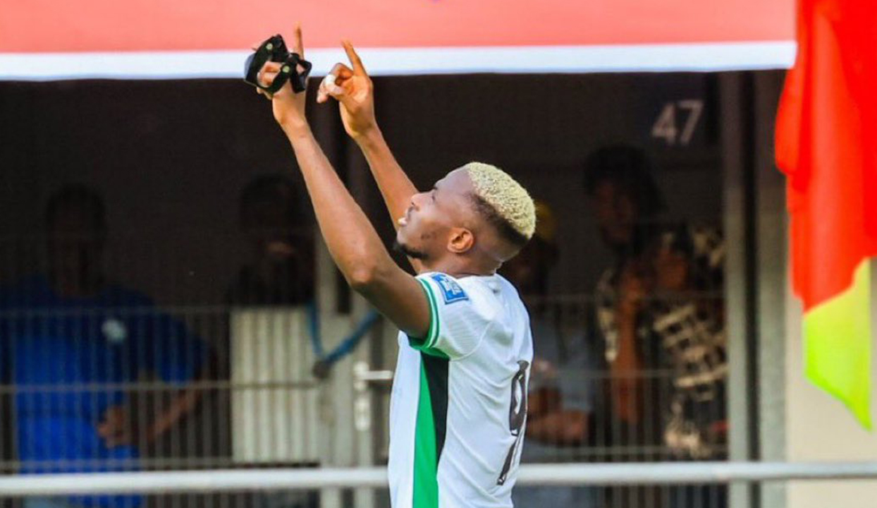 Victor Osimhen maça damga vurdu! Nijerya play-off biletini aldı