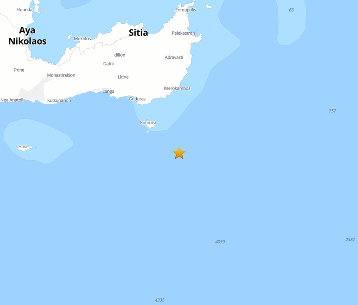 Potres z magnitudo 4,3 stresel Sredozemlje
