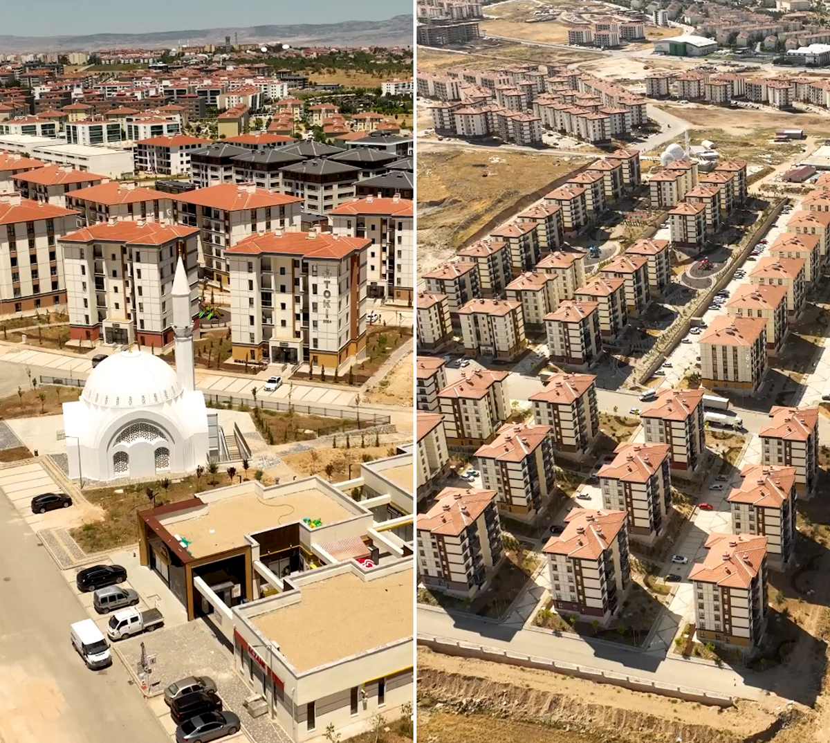 Bakan Kurum, İlk Evim Projesi'nde yapımı tamamlanan TOKİ konutlarının görüntülerini paylaştı