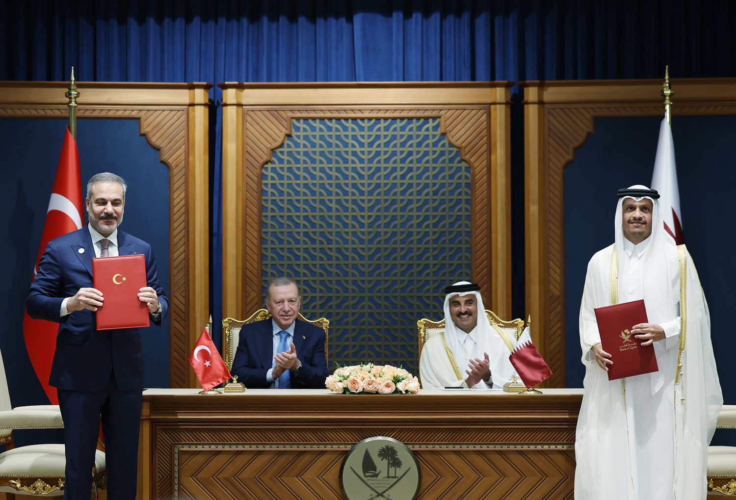 İki ülke arasında imzalar atıldı! Başkan Erdoğan: Katar'la Suriye özelinde iş birliğini sürdüreceğiz