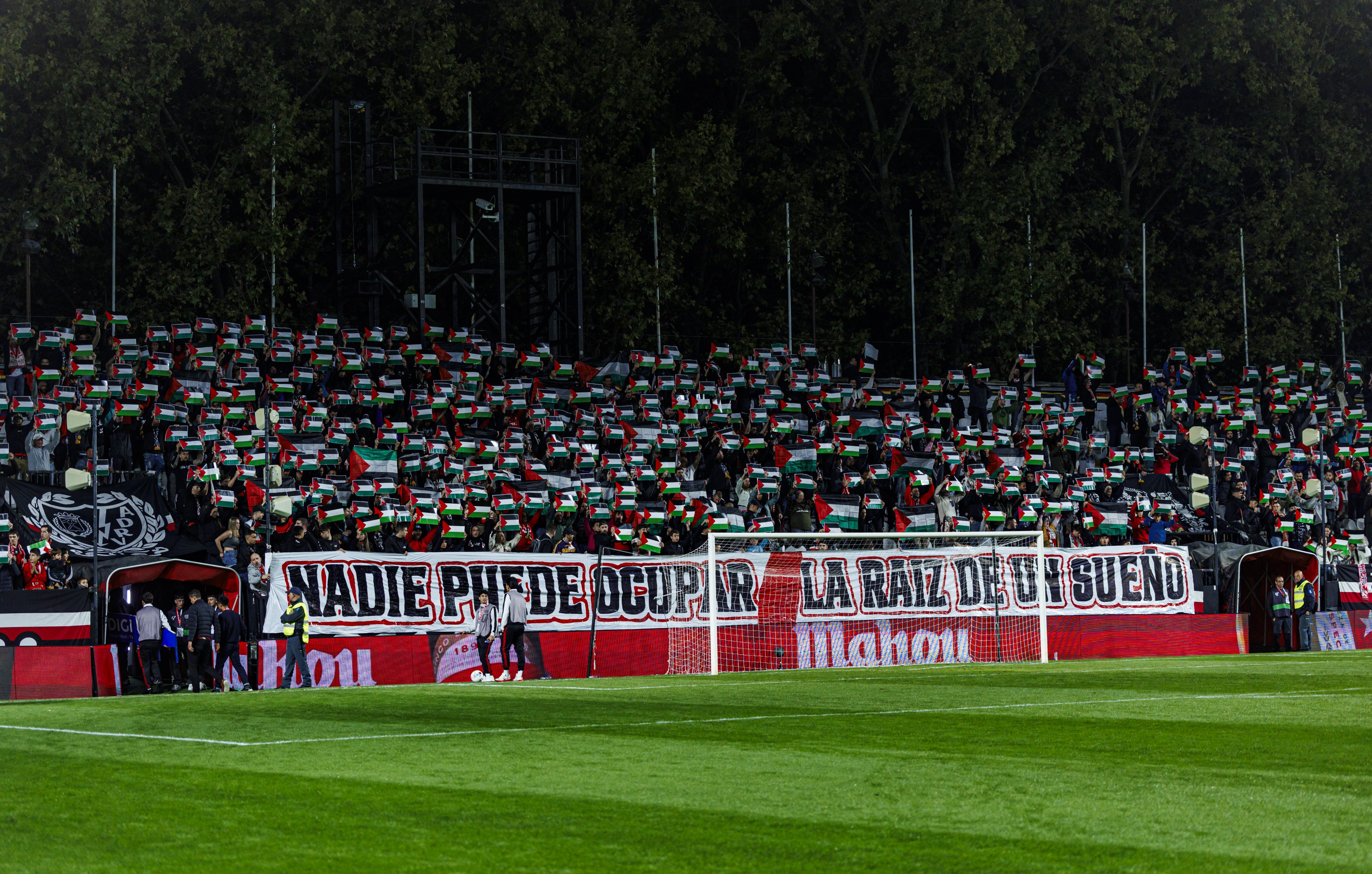 Rayo Vallecano seyircisinden Filistin'e destek