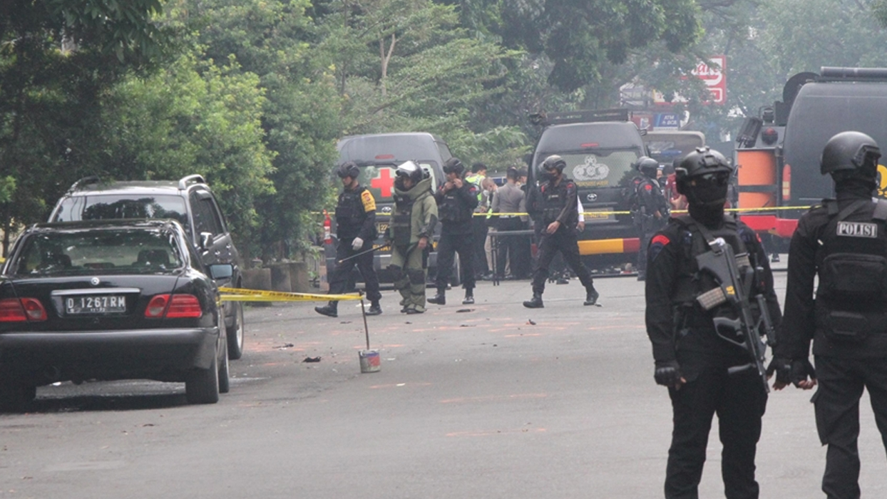 Jakarta'daki camide patlama