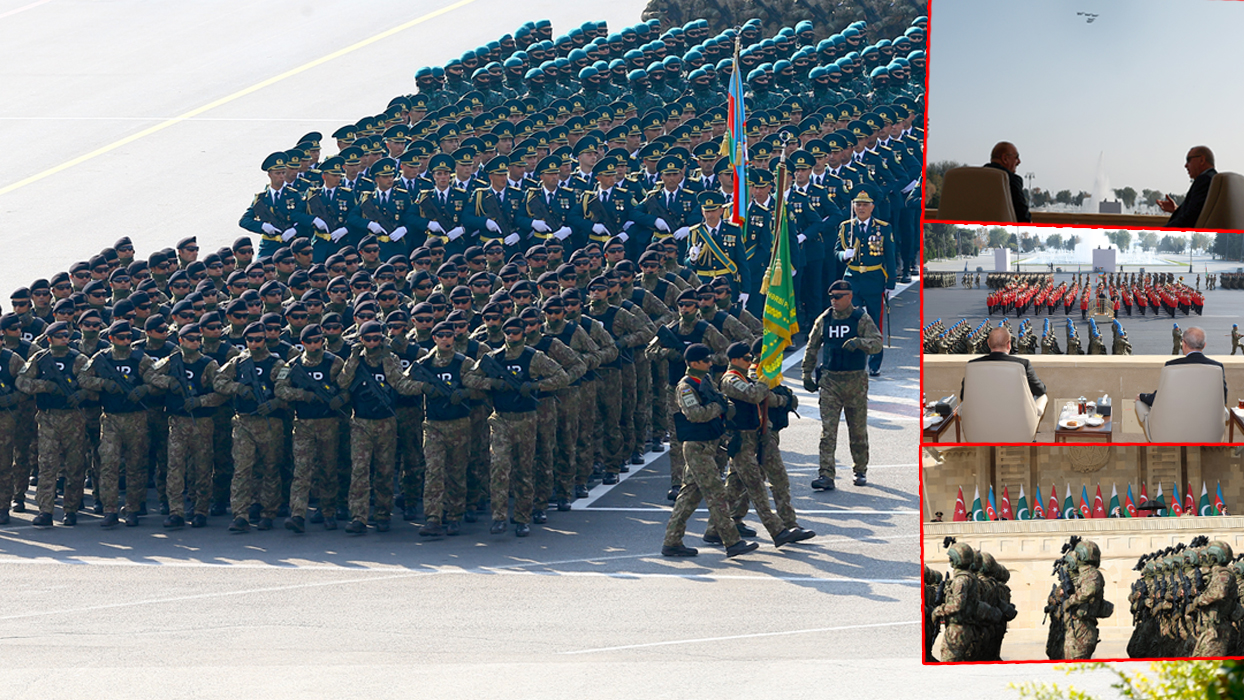 Tarihi Karabağ Zaferi'nin 5. yılı! Türk F-16'ları Bakü semalarında