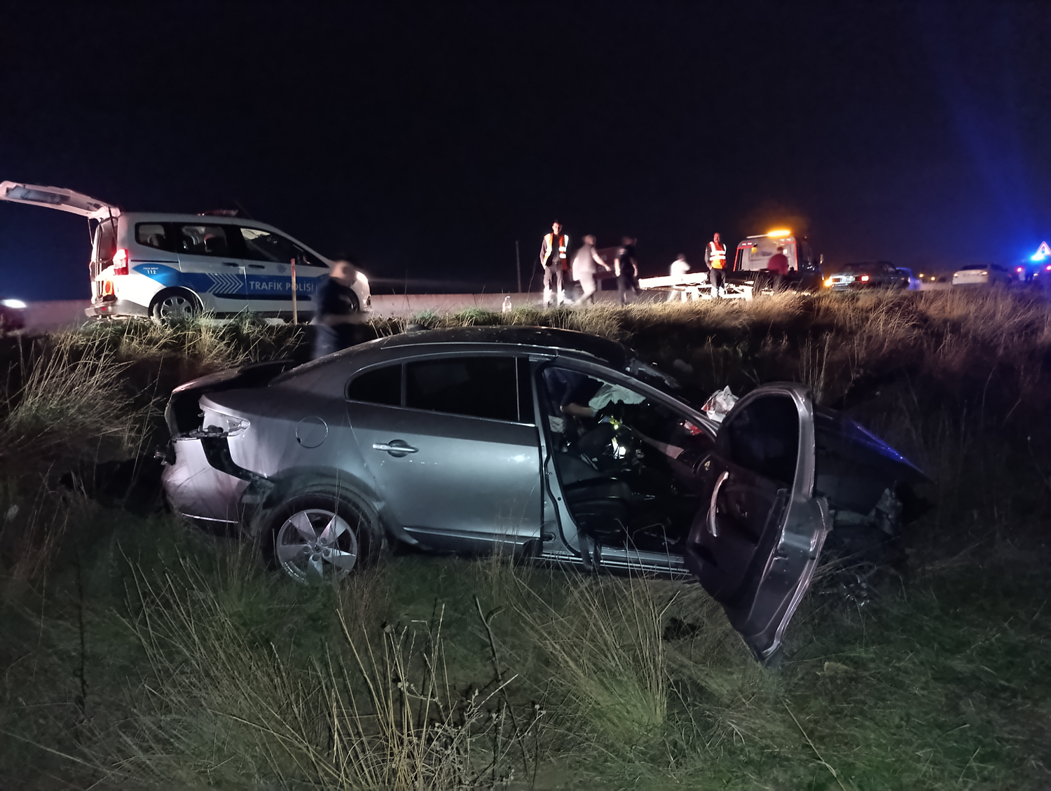 Tekirdağ'da otomobil şarampole devrildi: 1 can kaybı