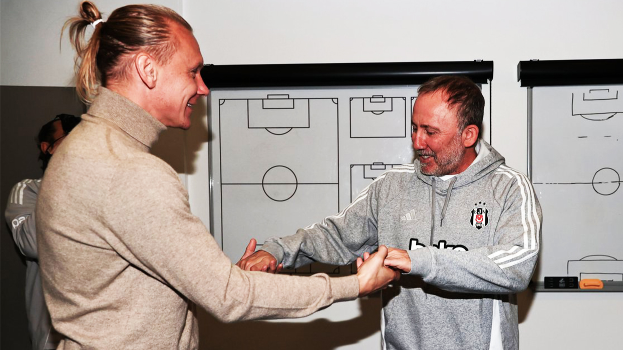 Domagoj Vida, Beşiktaş'ı ziyaret etti