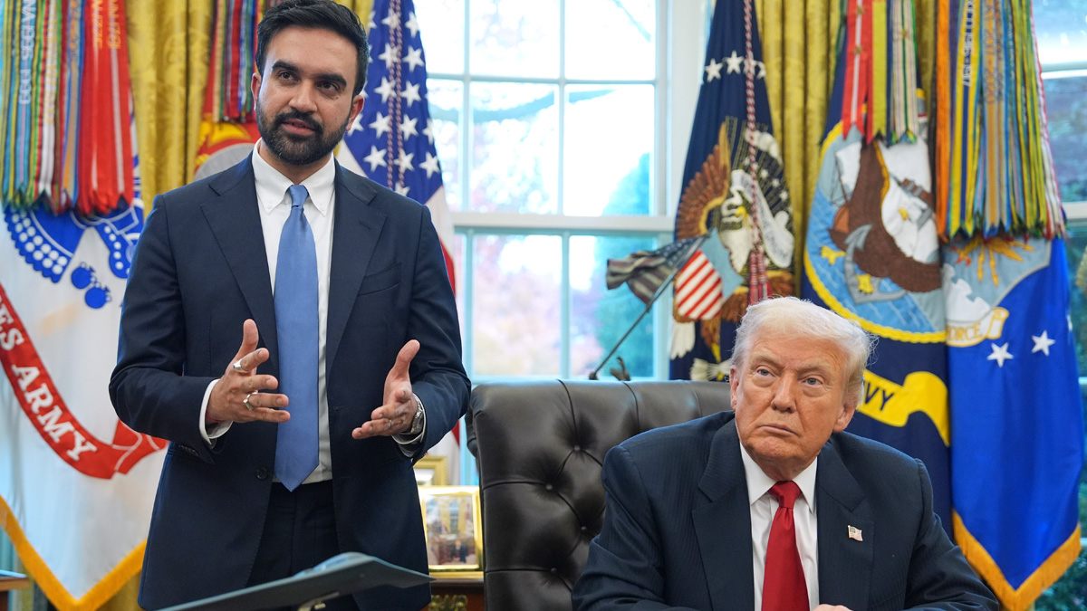 Trump se je srečal z novoizvoljenim županom New Yorka, Mamdanijem.