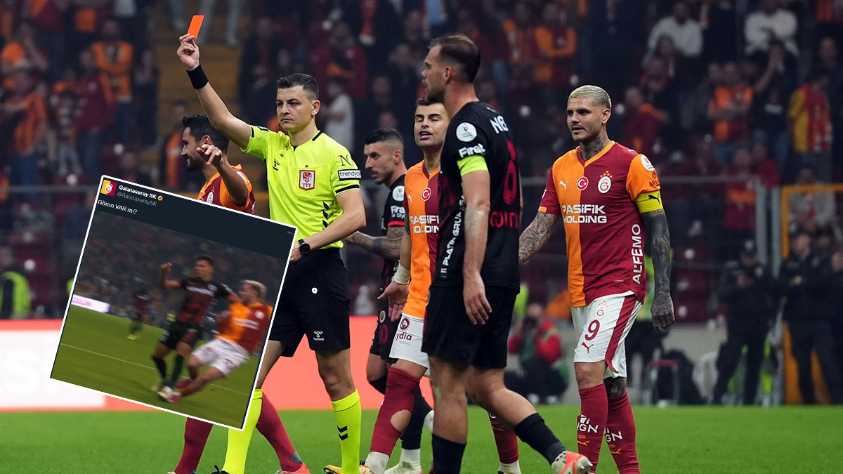 Galatasaray'dan maç sonu hakem tepkisi: Gören VAR mı?