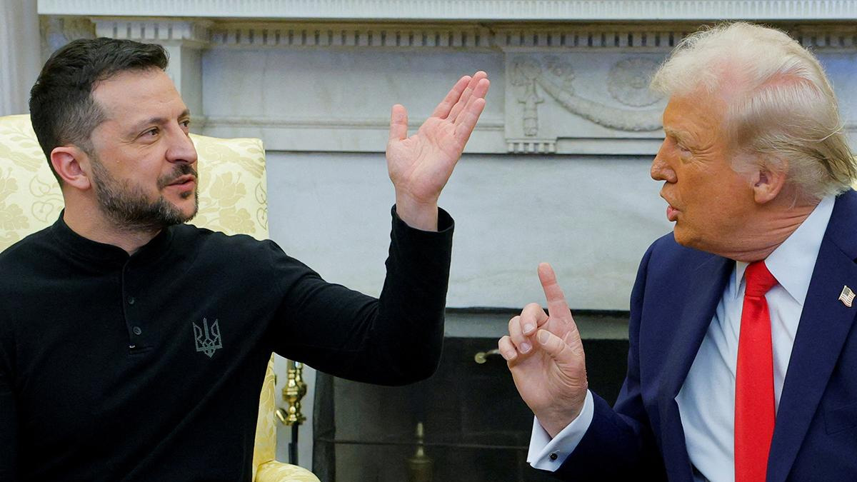 Trump'tan Zelenski'ye aba altından sopa: Küçük yüreğiyle savaşa devam edebilir