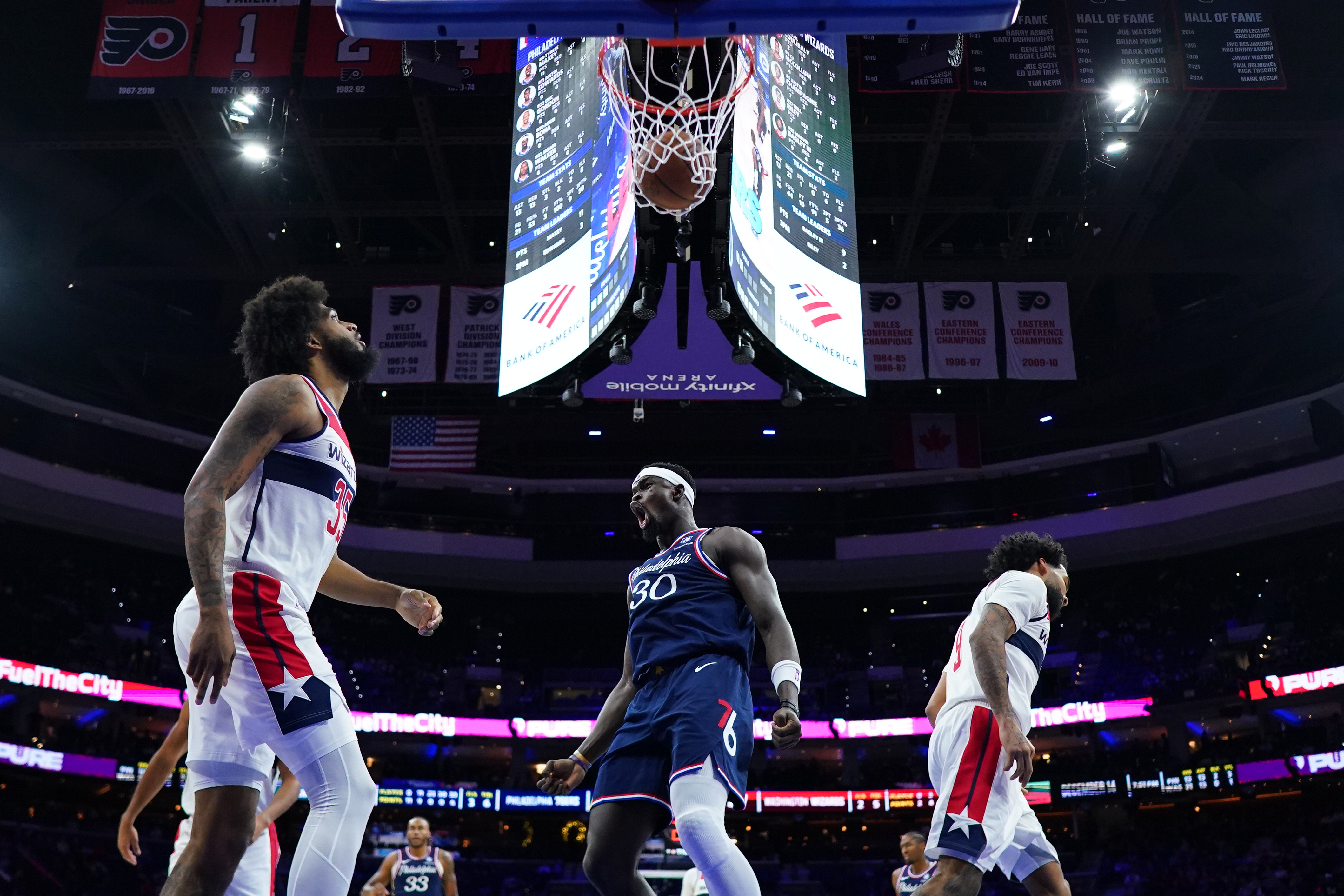Adem Bona'lı Philadelphia 76ers, Washington Wizards'ı yendi