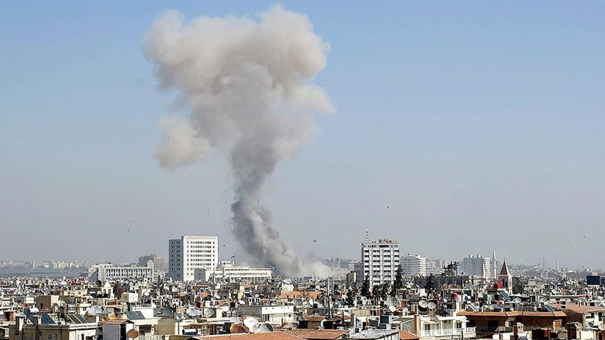 V Damasku v Siriji odjeknile eksplozije