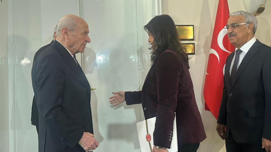 Meclis'te Terörsüz Türkiye görüşmesi: Bahçeli, İmralı heyetini kabul etti