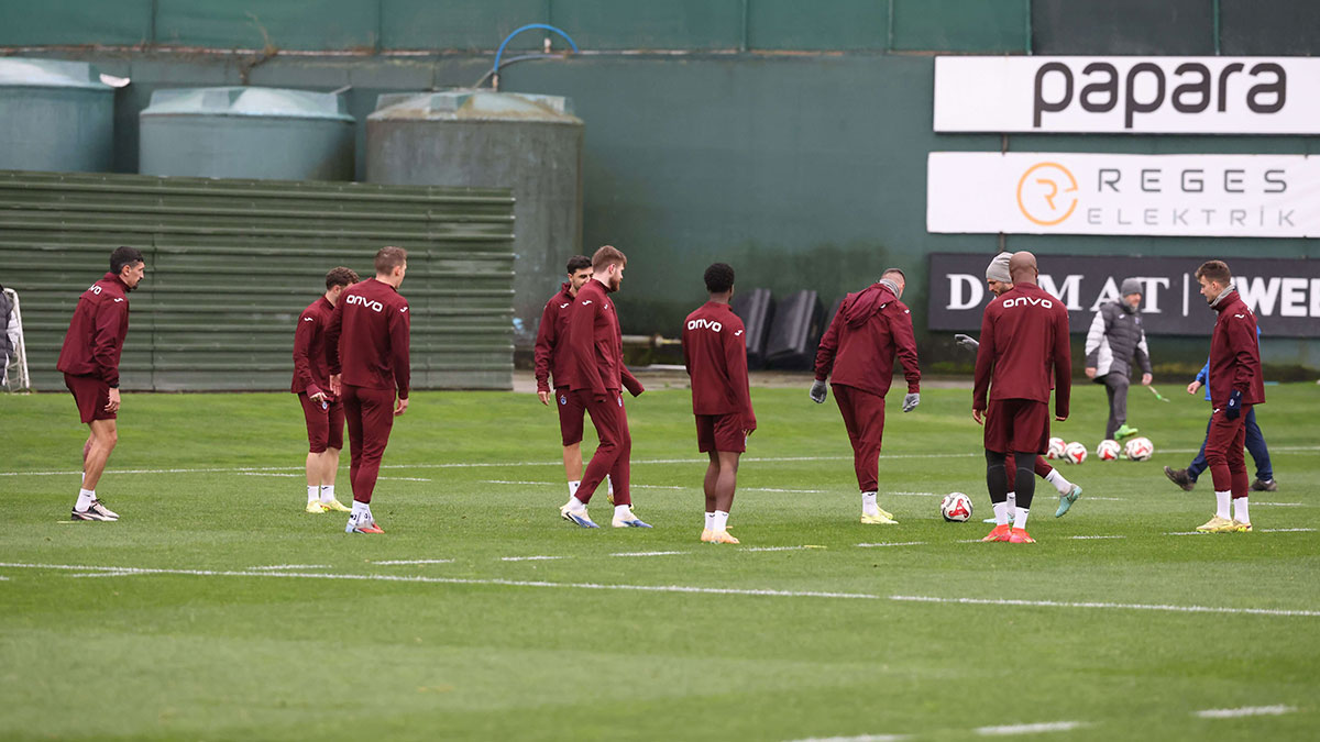 Trabzonspor, Beşiktaş maçına hazırlanıyor