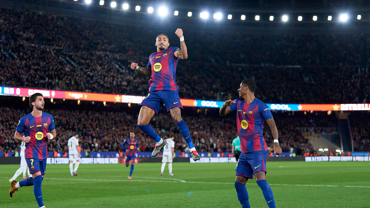 Raphinha attı, Barcelona kazandı