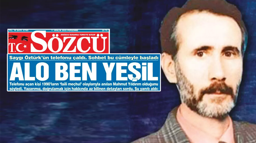 Sözcü'nün "Yeşil"i trol çıktı