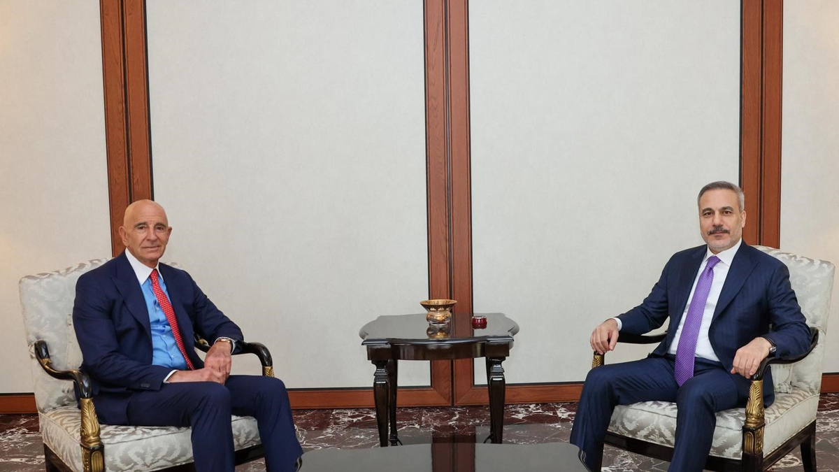 Bakan Fidan ABD'li elçi Barrack'ı kabul etti