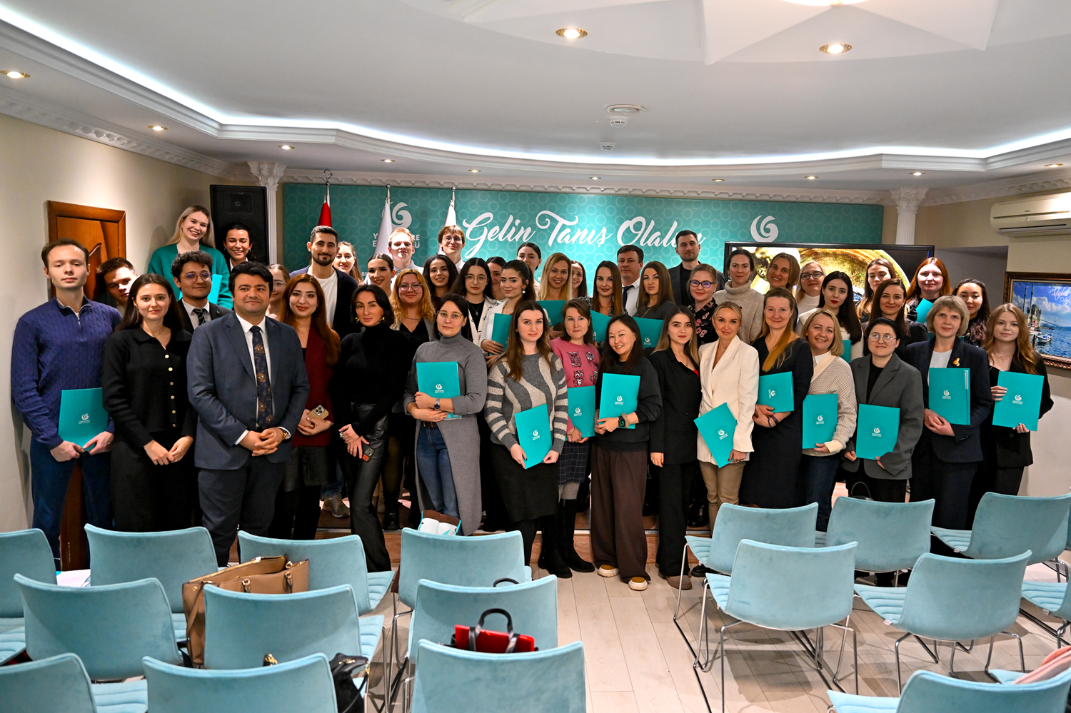 Moskova'da Türkçe rüzgarı: Yunus Emre Enstitüsünde coşkulu tören