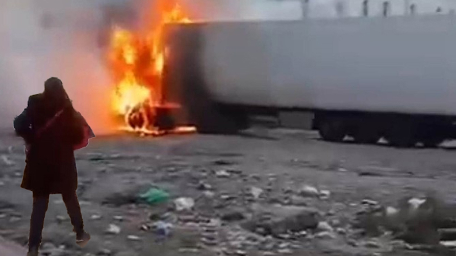 Şanlıurfa dehşet anı! "Abla size bir şey olmaz" dedi tır patladı