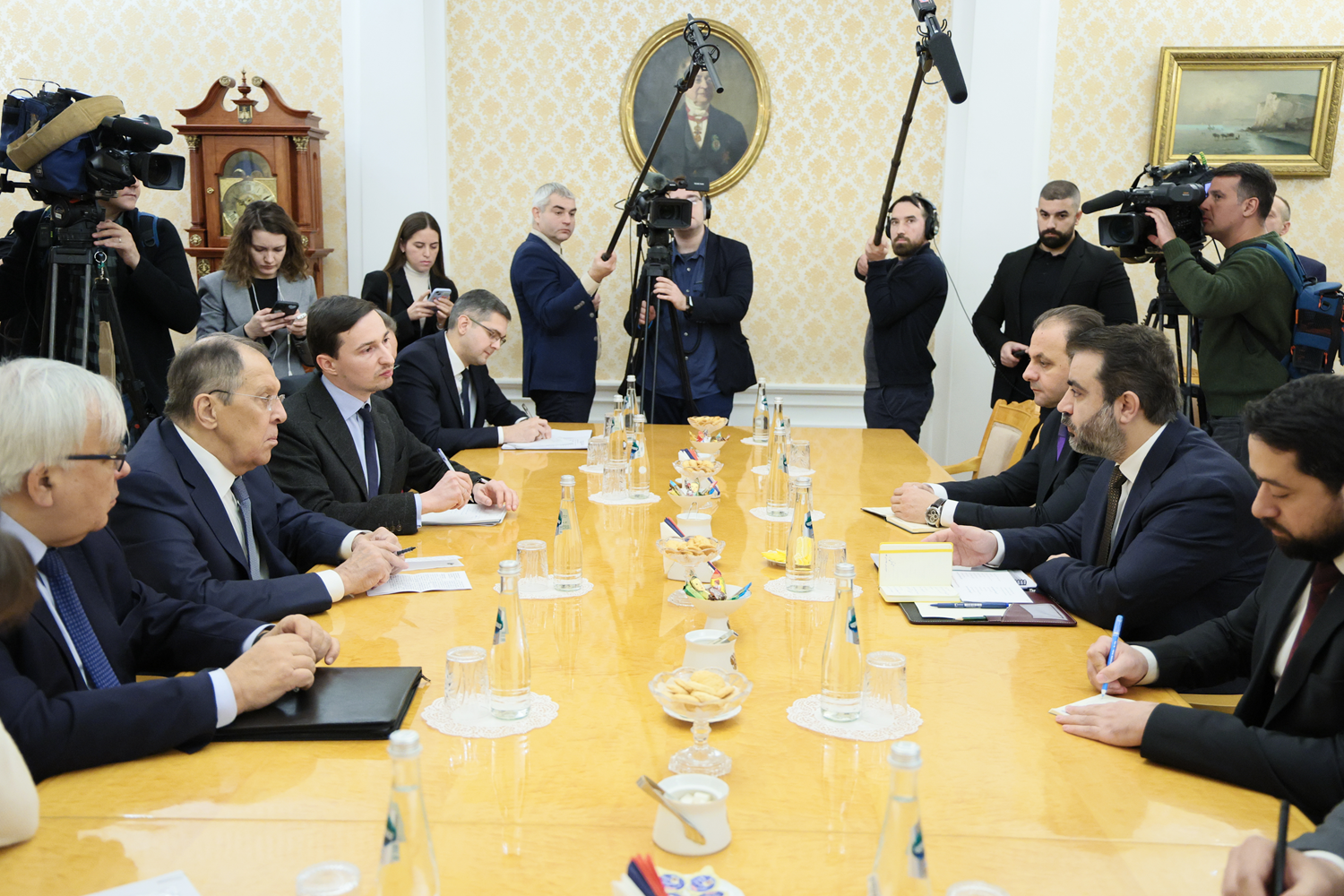 Moskova'da üst düzey görüşme: Putin, Suriye heyetini kabul etti