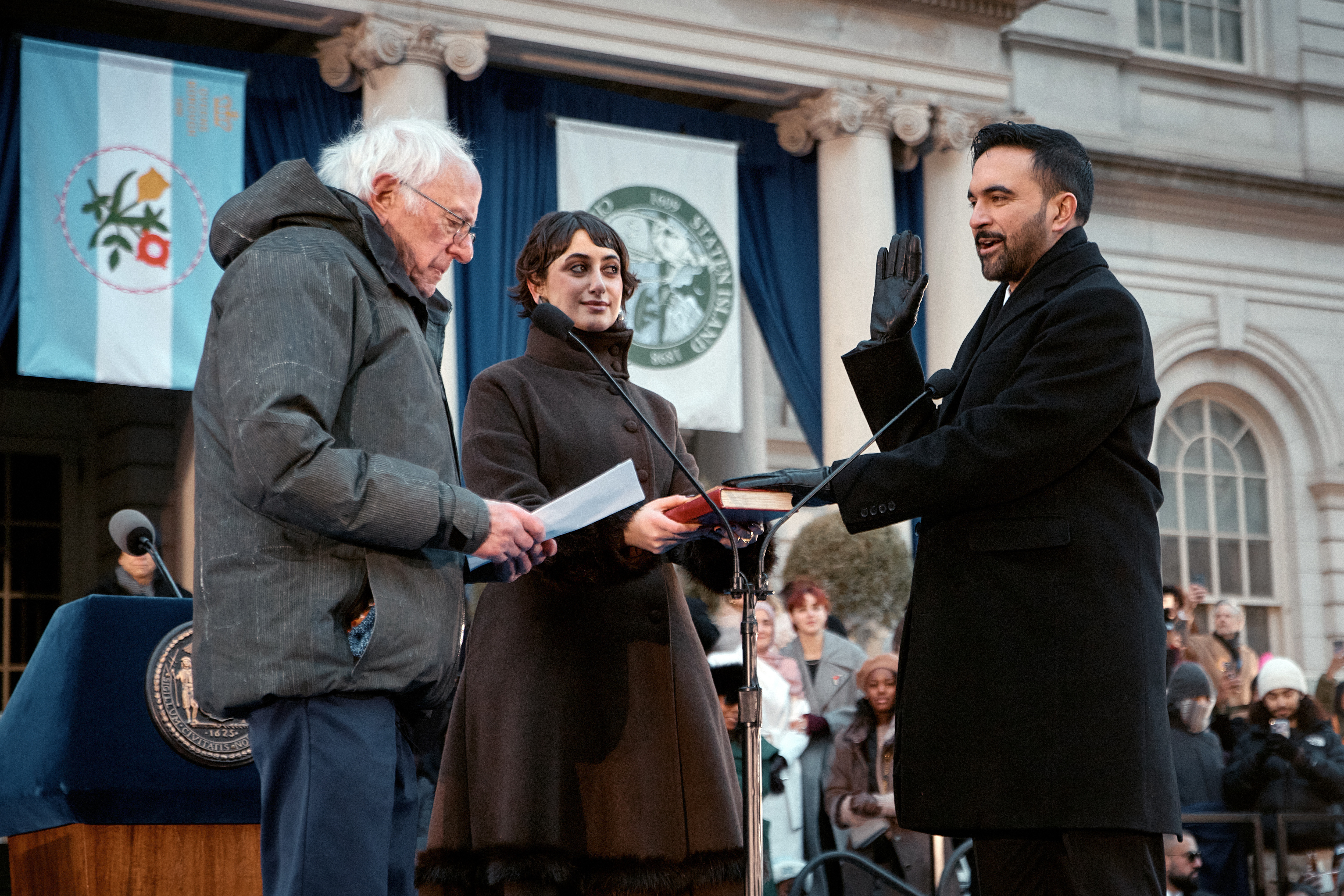 Zohran Mamdani zaprisegel kot prvi muslimanski župan New Yorka