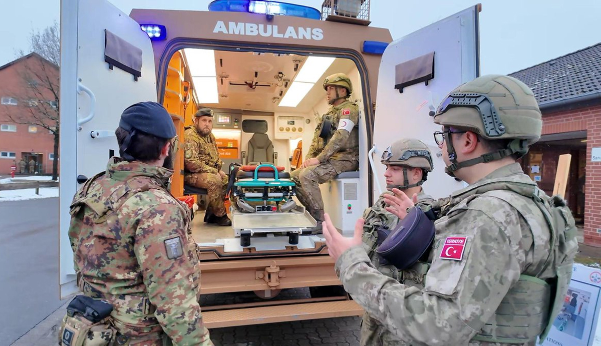 NATO, TSK'nın sağlık birliğini paylaştı: NATO güçlerini hazır ve dirençli tutuyor