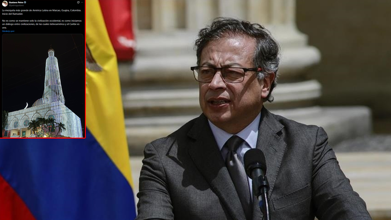 Kolombiya Cumhurbaşkanı Petro'dan ramazan ayı paylaşımı