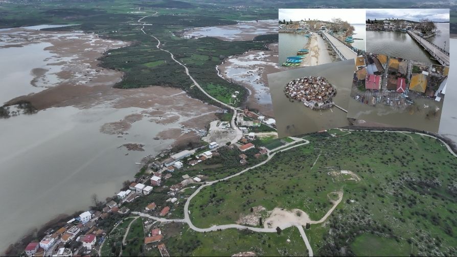 Küçük Venedik yeniden canlandı: Sular evlerin duvarına dayandı