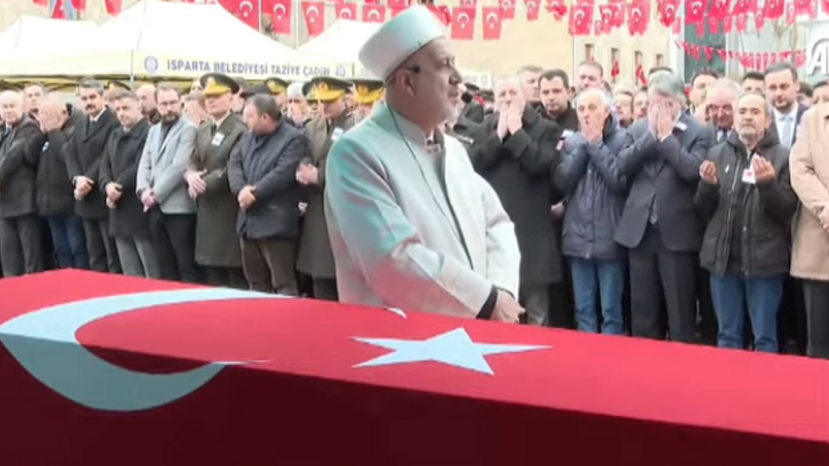 Şehit Binbaşı Taştekin son yolculuğuna uğurlandı