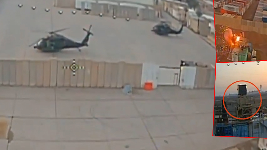 Victoria Üssü'ne İHA saldırısı! ABD'nin savaş helikopterleri imha edildi