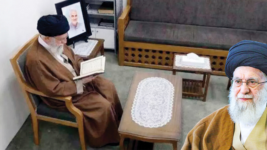 Dikkat çeken detay! Hamaney'in son görüntüsü paylaşıldı