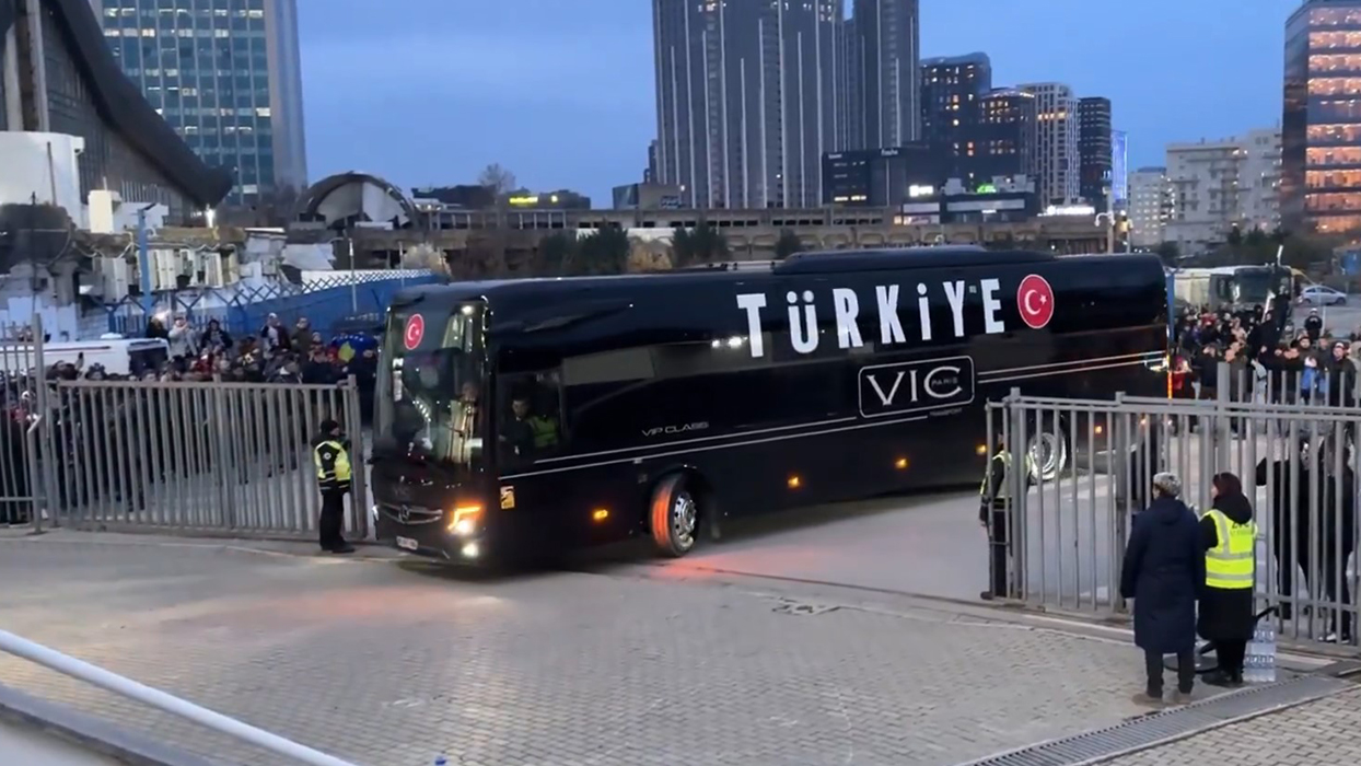 A Milli Takım stadyuma ulaştı