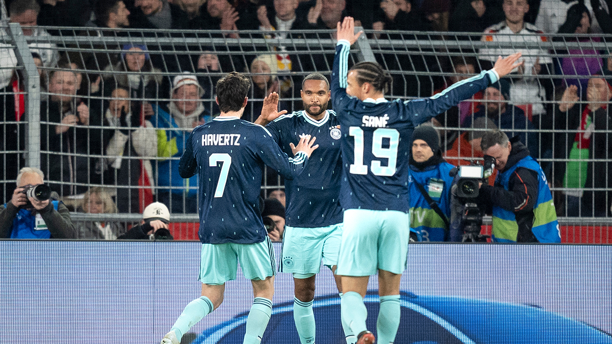 Leroy Sane'den asist, Almanya'dan galibiyet