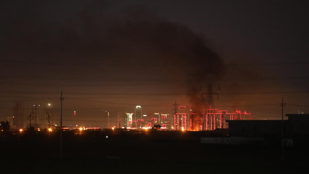 Irak'ta bir fabrikaya İHA saldırısı