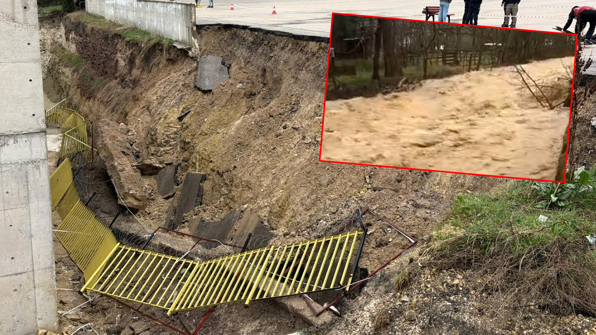 Başkentte sağanak yıktı geçti: Facia kıl payı önlendi