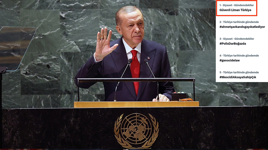 Dünyada büyük ses getirdi! 'Güvenli Liman Türkiye' sosyal medyada gündem oldu