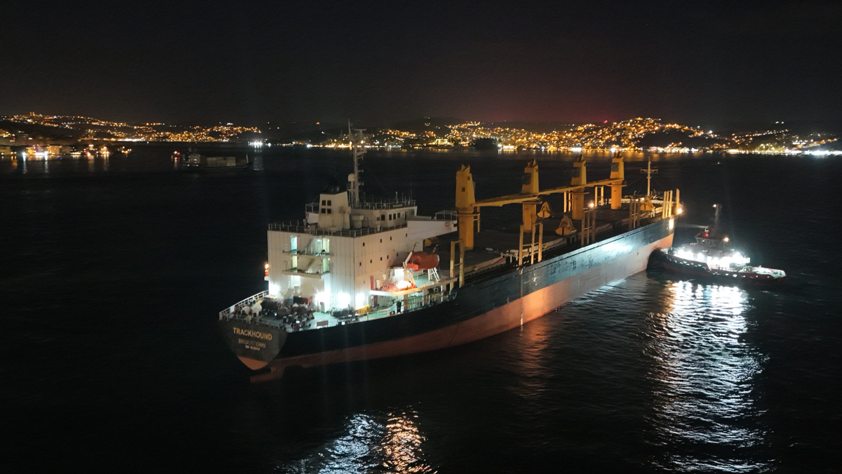 İstanbul Boğazı'nda gemi arızası