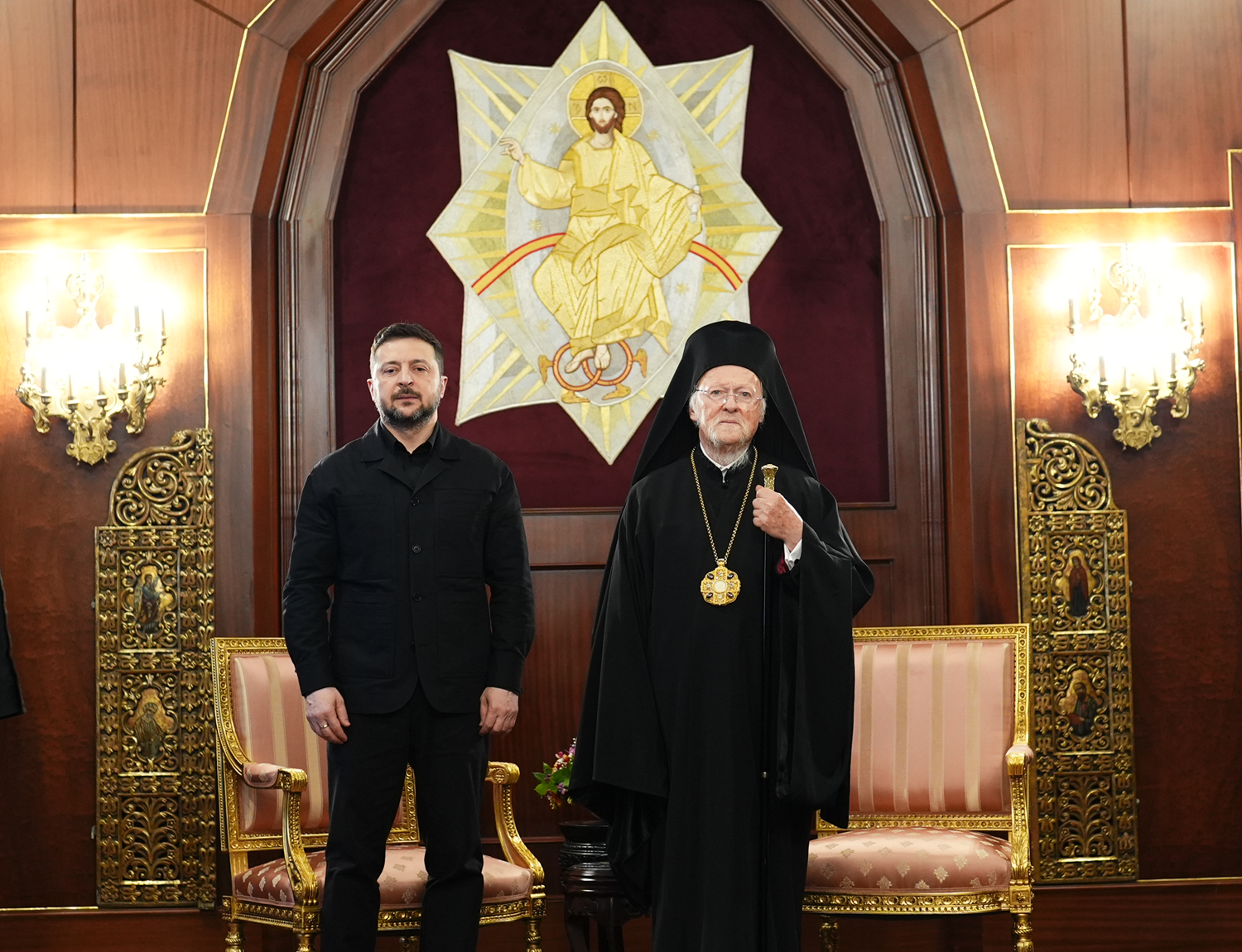 Zelenski, Fener Rum Patriği Bartholomeos ile görüştü