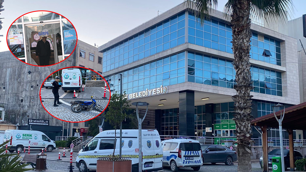 Belediye binasında korku dolu anlar: Saldırgan pompalı tüfekle ateş açtı