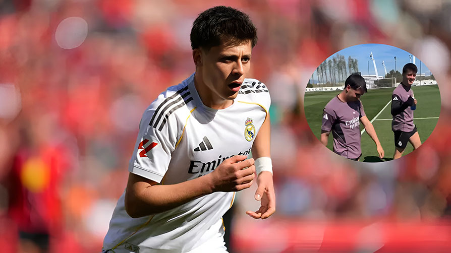 Khabib Nurmagomedov antrenmana geldi! Arda Güler ile selamlaştı