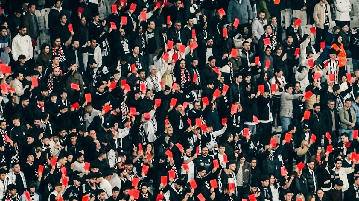Beşiktaşlı taraftarlardan 
