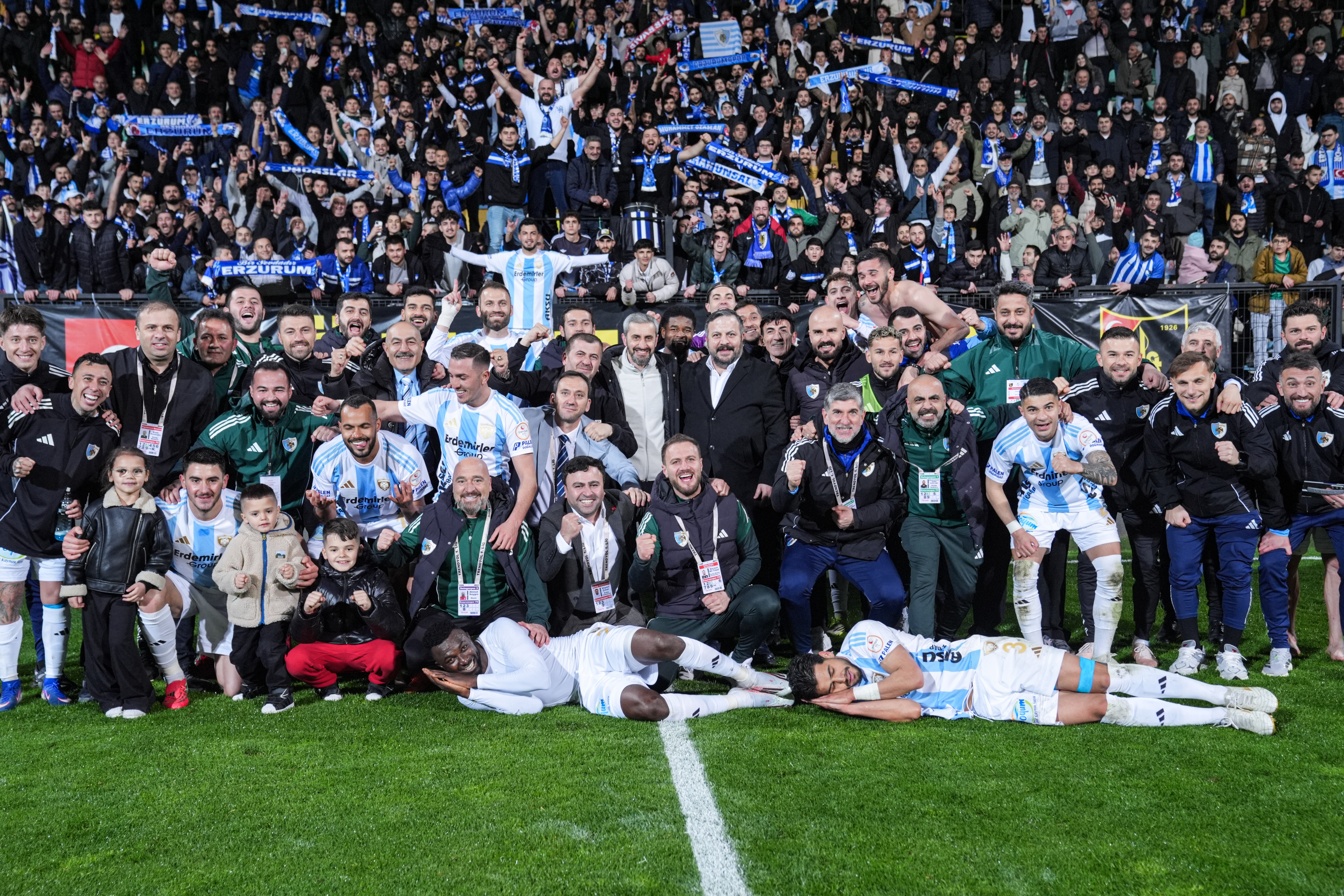 Erzurumspor FK Süper Lig'e yürüyor