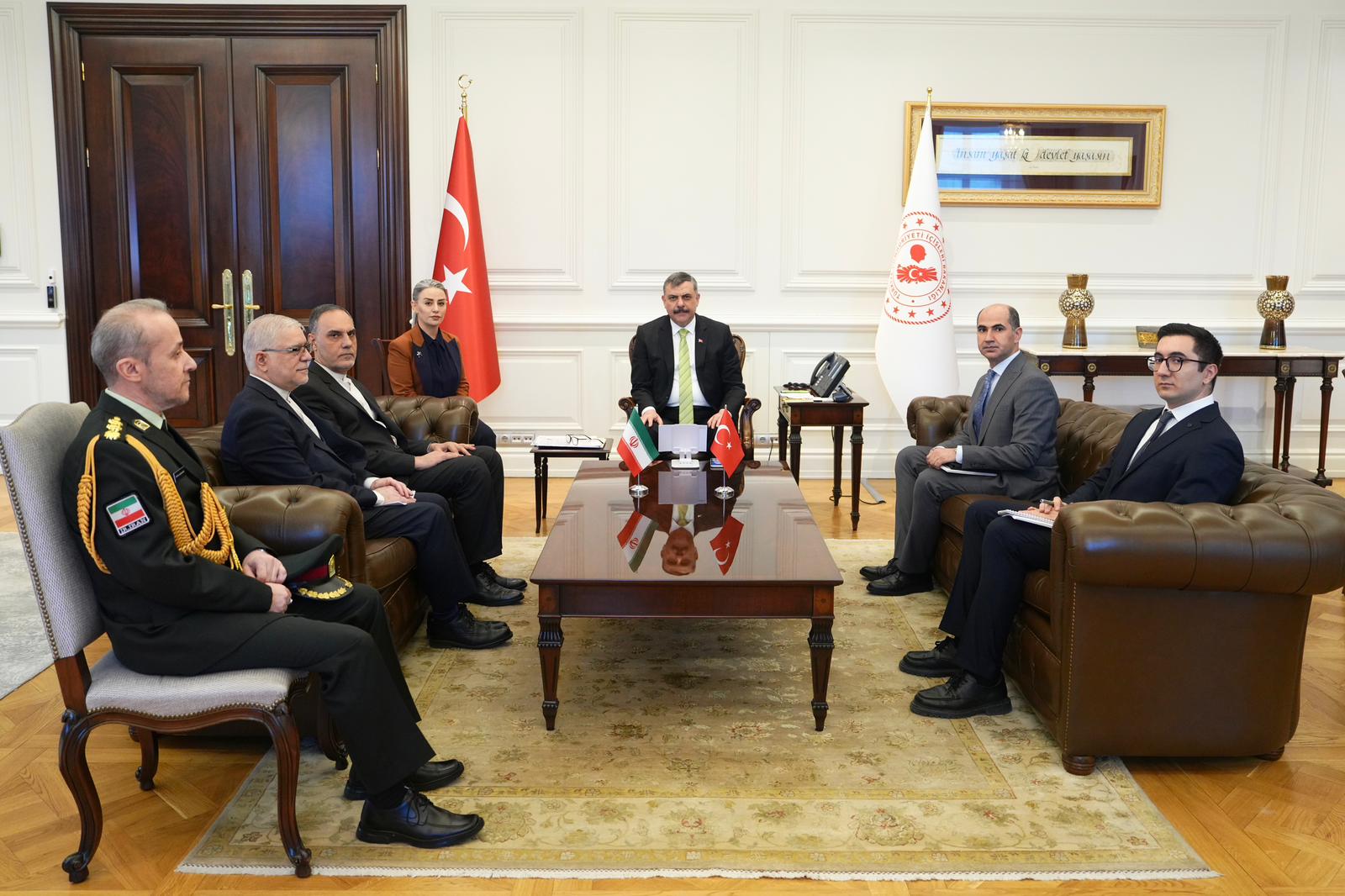 Bakan Çiftçi, İran Büyükelçisi'ni kabul etti