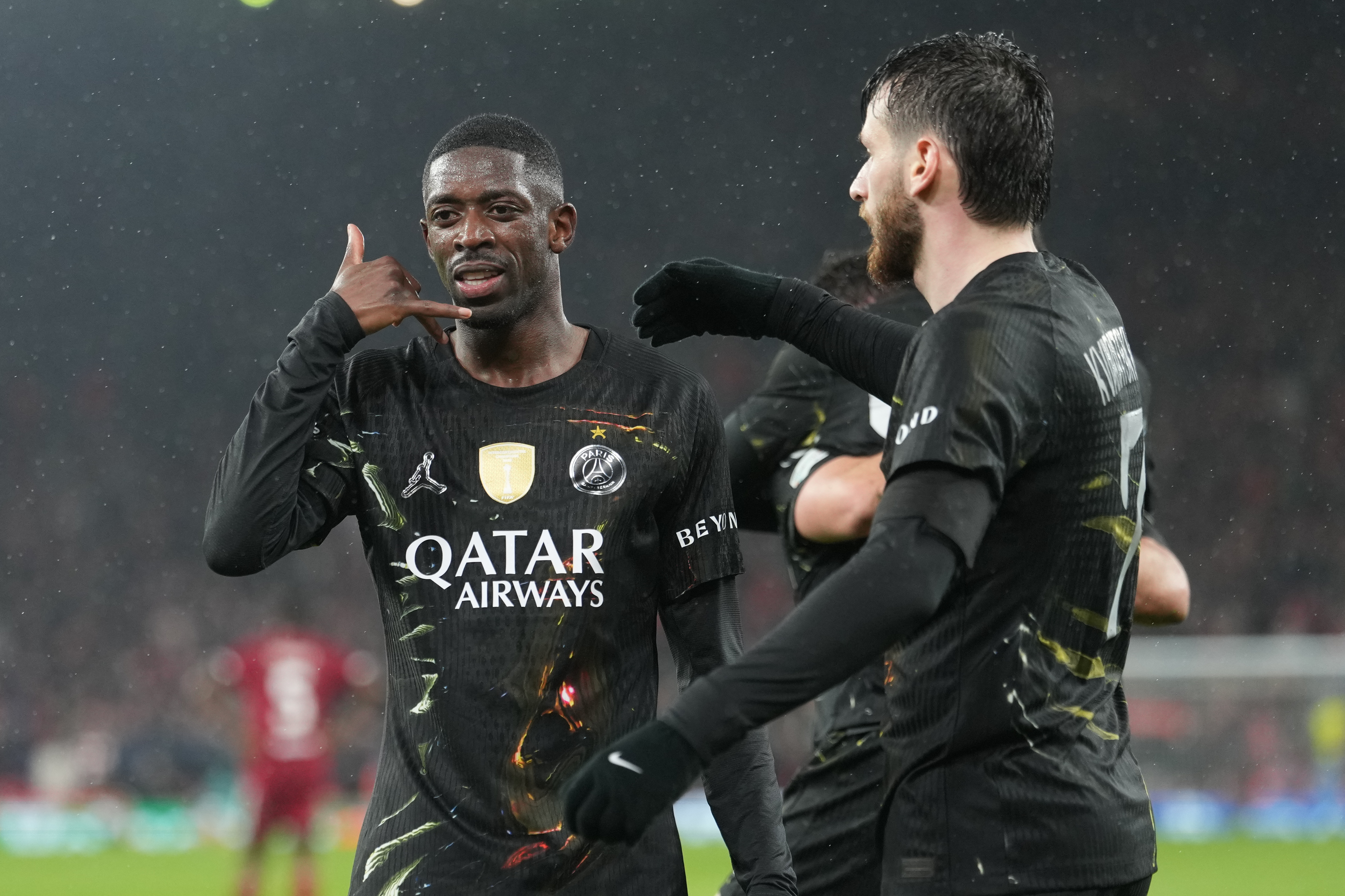 Dembele sahne aldı! PSG, Liverpool'u devirip tur atladı
